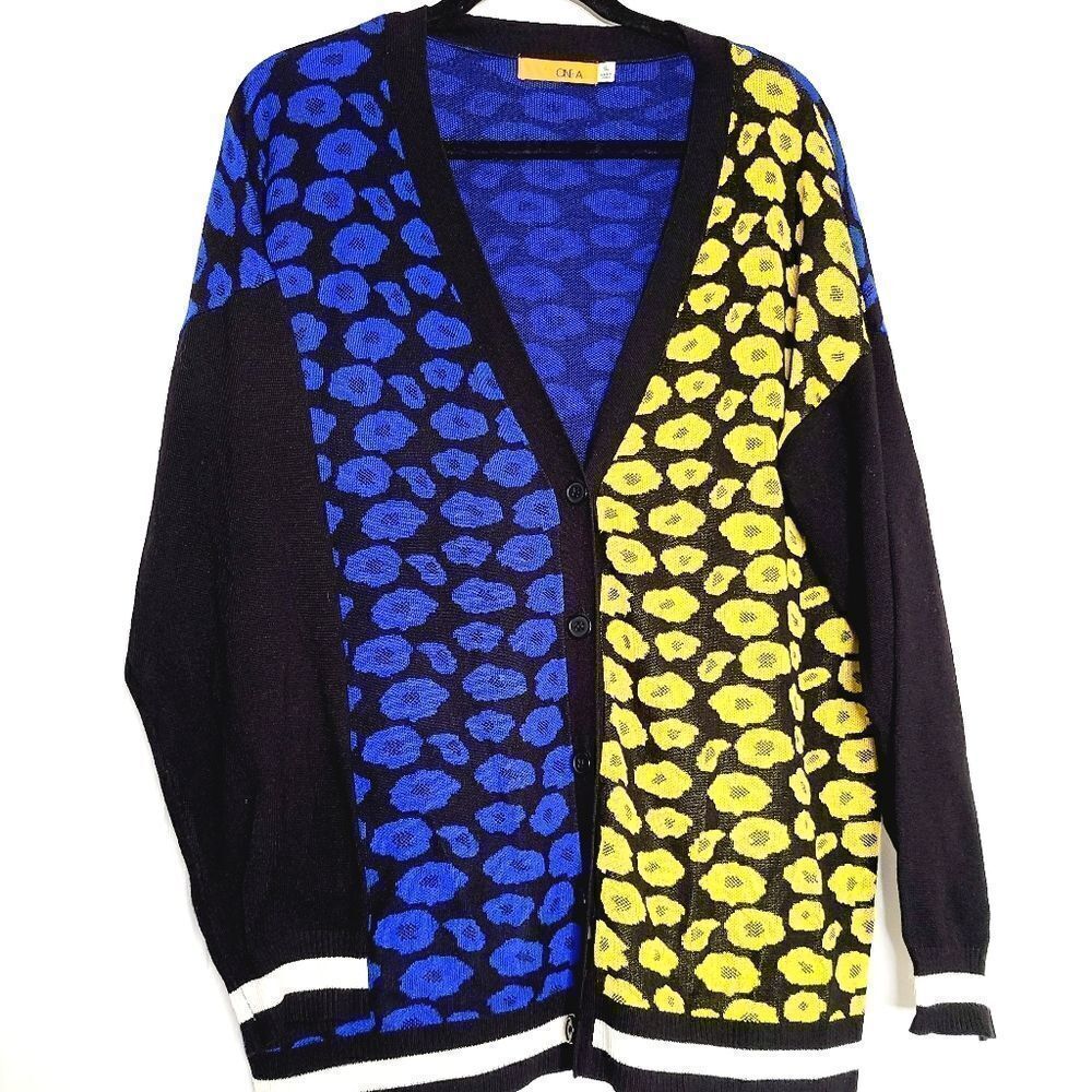 One A Animal Print Cardigan